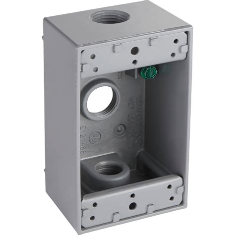 single gang box metal|single gang weatherproof electrical box.